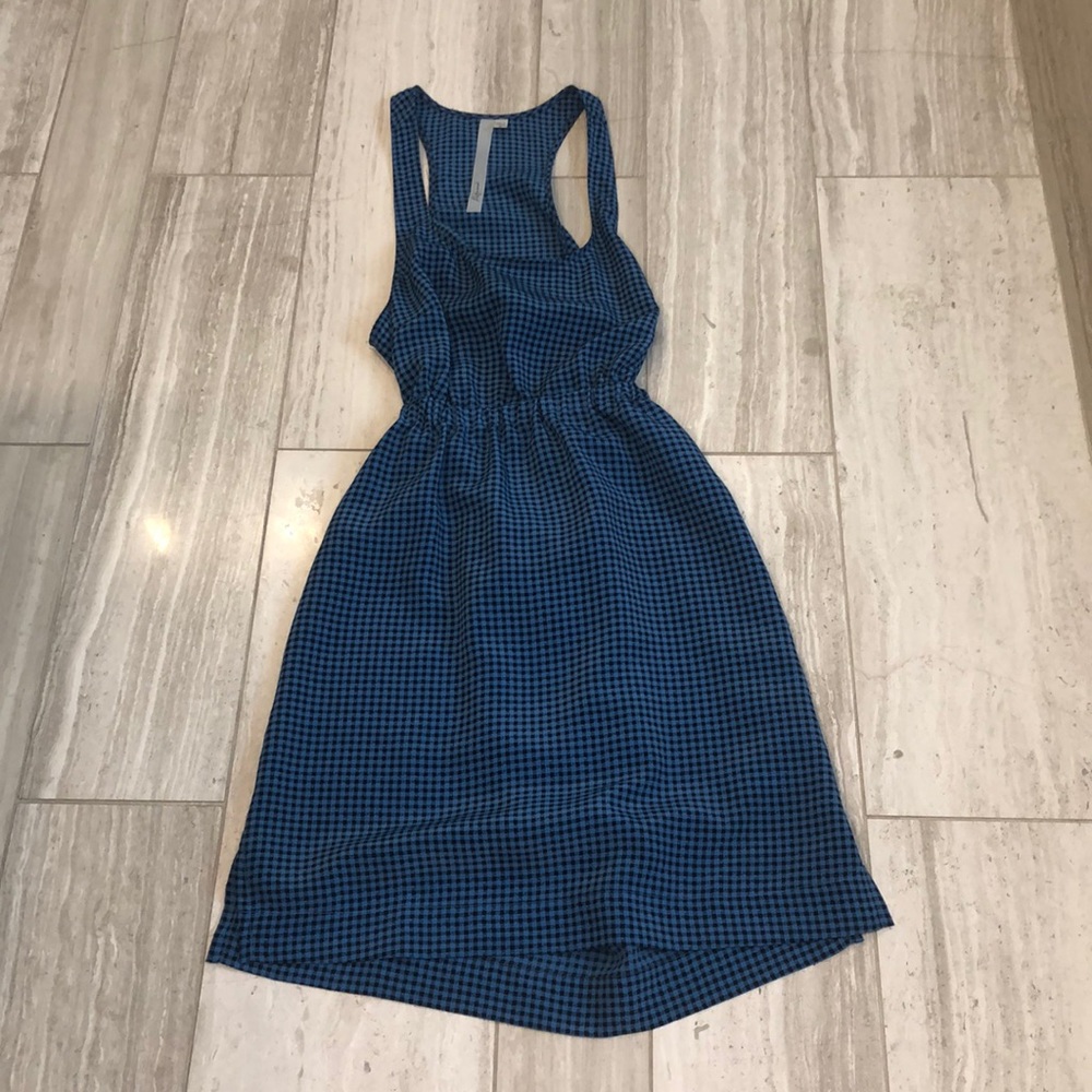 Blue Gingham pattern Dress